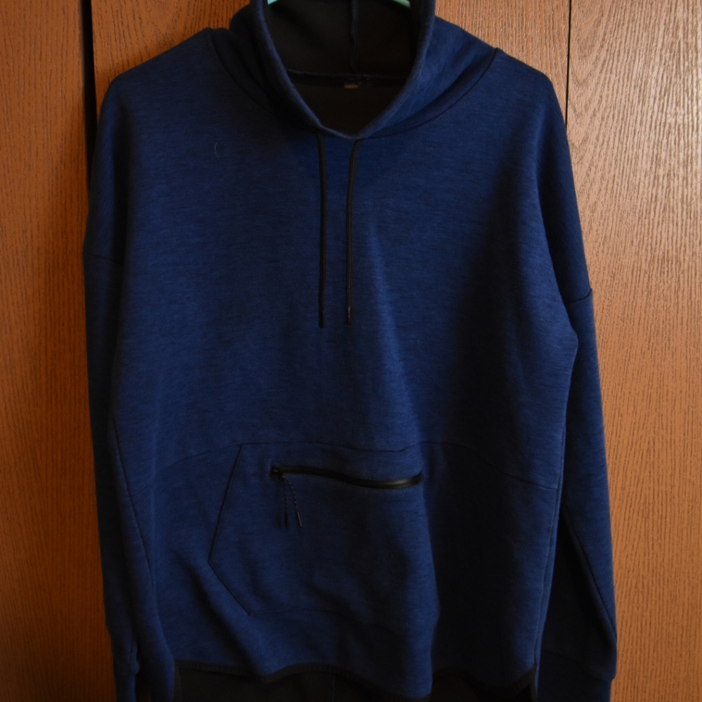 Cowl neck active sweater